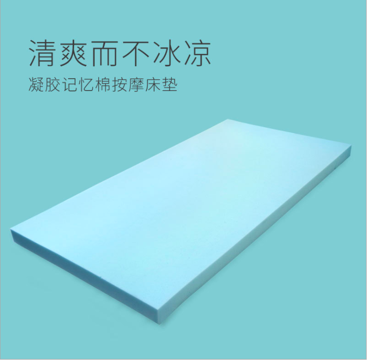 Gel memory foam mattress, compressible thickened slow-rebound gel sponge mattress mattress details Picture