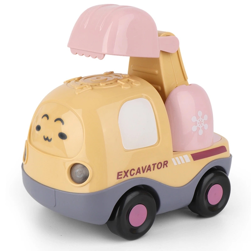 Cartoon car, children 's voice-controlled patting police car 2-3-6, toy car for 1-year-old baby, electric toy car, gift details Picture