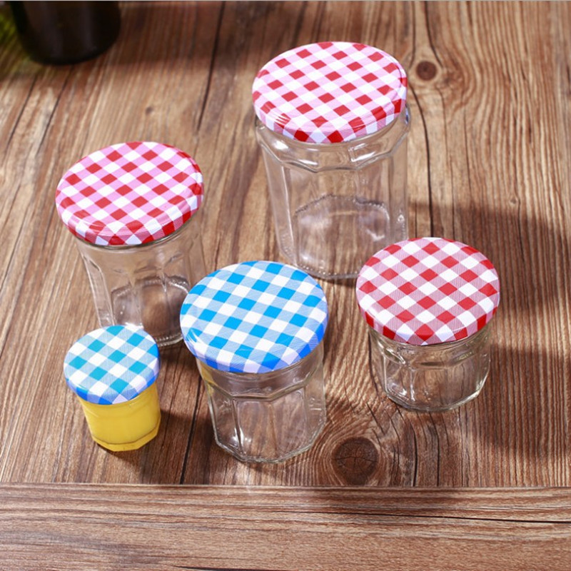 Glass sealed storage bottle honey bottle pickles jam hot sauce glass jar bird's nest bottles
