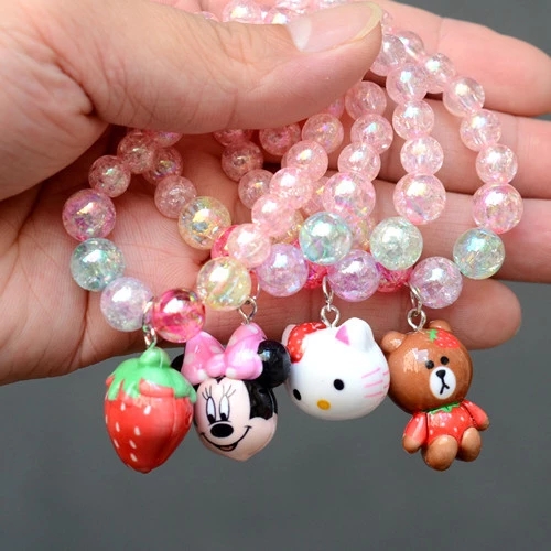 Children's Day cartoon bracelets for girls, plastic toys for girls, princess accessories, baby bracelets Specification drawing