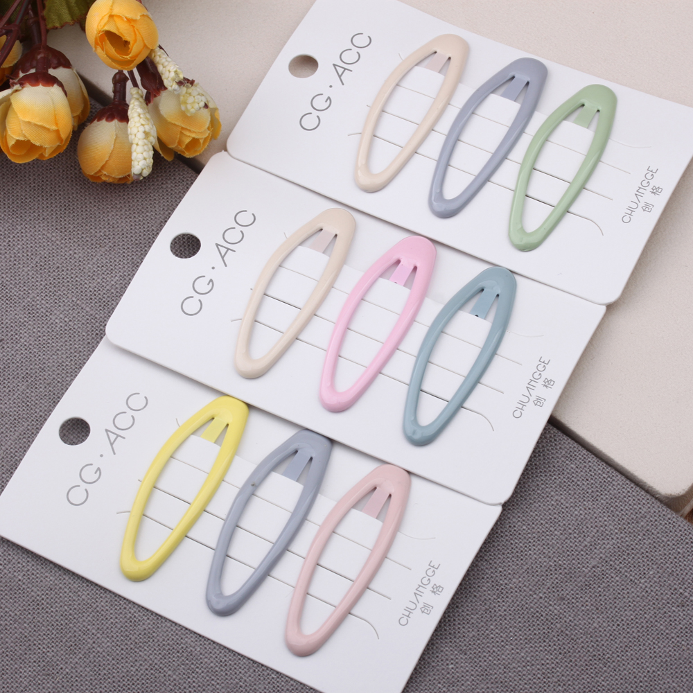 Children's hair clips, BB clips, broken hair, cute princess bangs clips, no damage to hair, large-sized girl, girl, little girl side clips Application Scenario