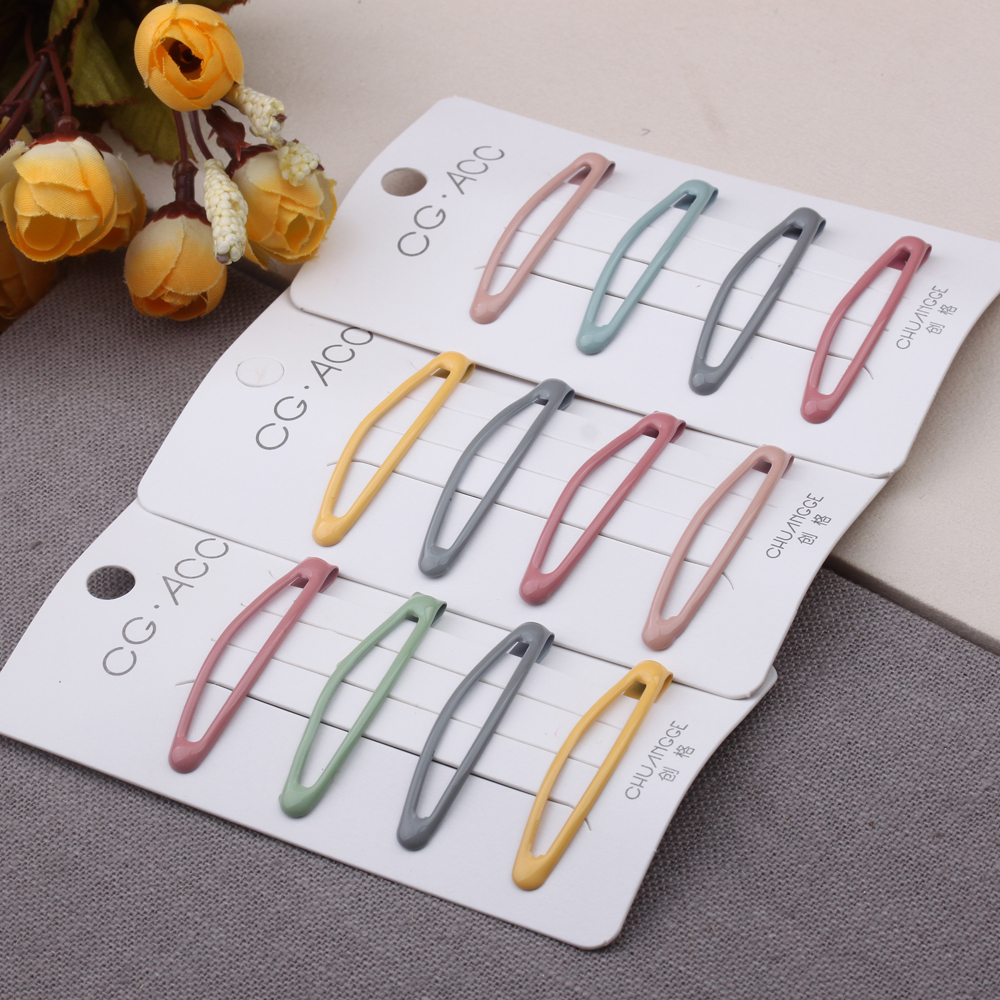Children's hair clips, BB clips, broken hair, cute princess bangs clips, no damage to hair, large-sized girl, girl, little girl side clips details Picture