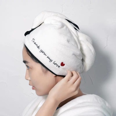 Wechat business best-selling hair replacement dry hair cap, women's absorbent quick-drying headscarf, hair washing and drying towel, Japanese bath cap dry hair towel 3