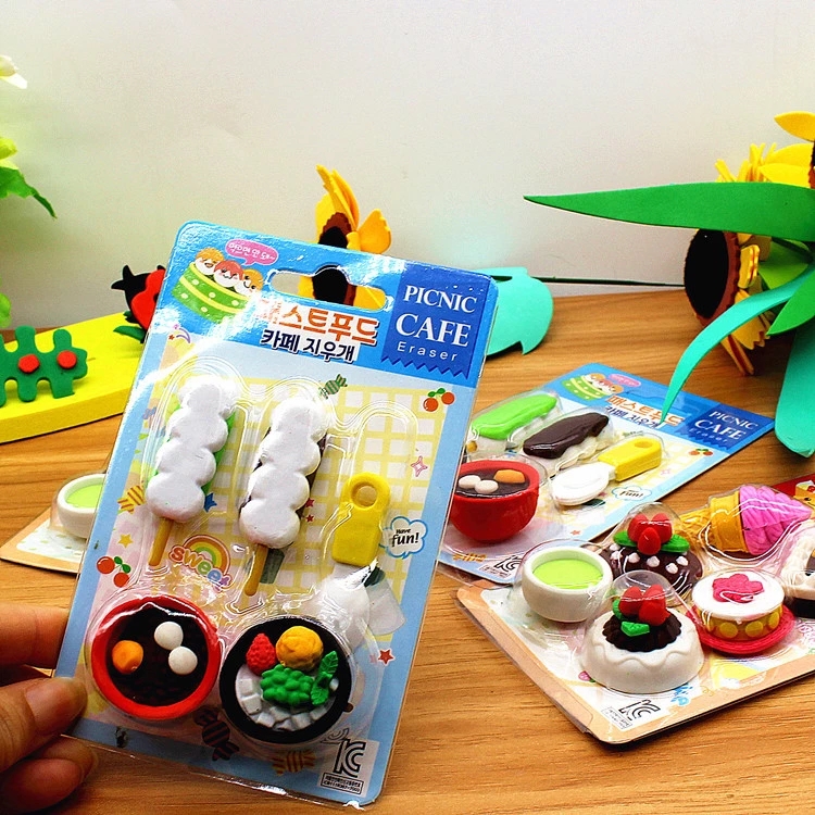 Creative children's erasers, stationery, children's products, stationery sets, learning supplies, kindergarten gifts Specification drawing