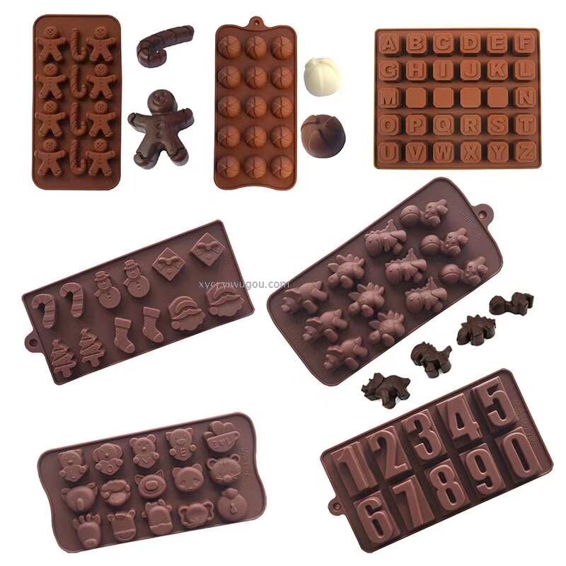 Silicone cake chocolate mold details Picture
