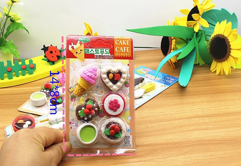 Creative children's erasers, stationery, children's products, stationery sets, learning supplies, kindergarten gifts details Picture