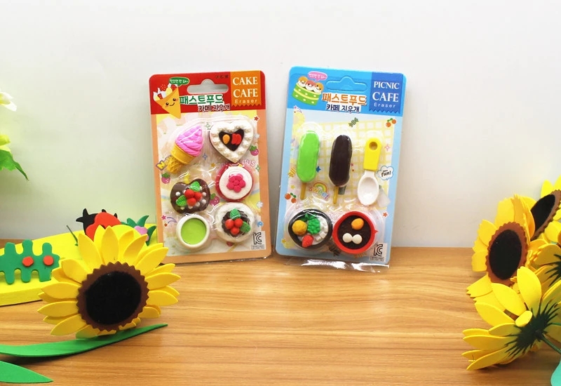 Creative children's erasers, stationery, children's products, stationery sets, learning supplies, kindergarten gifts Item Picture