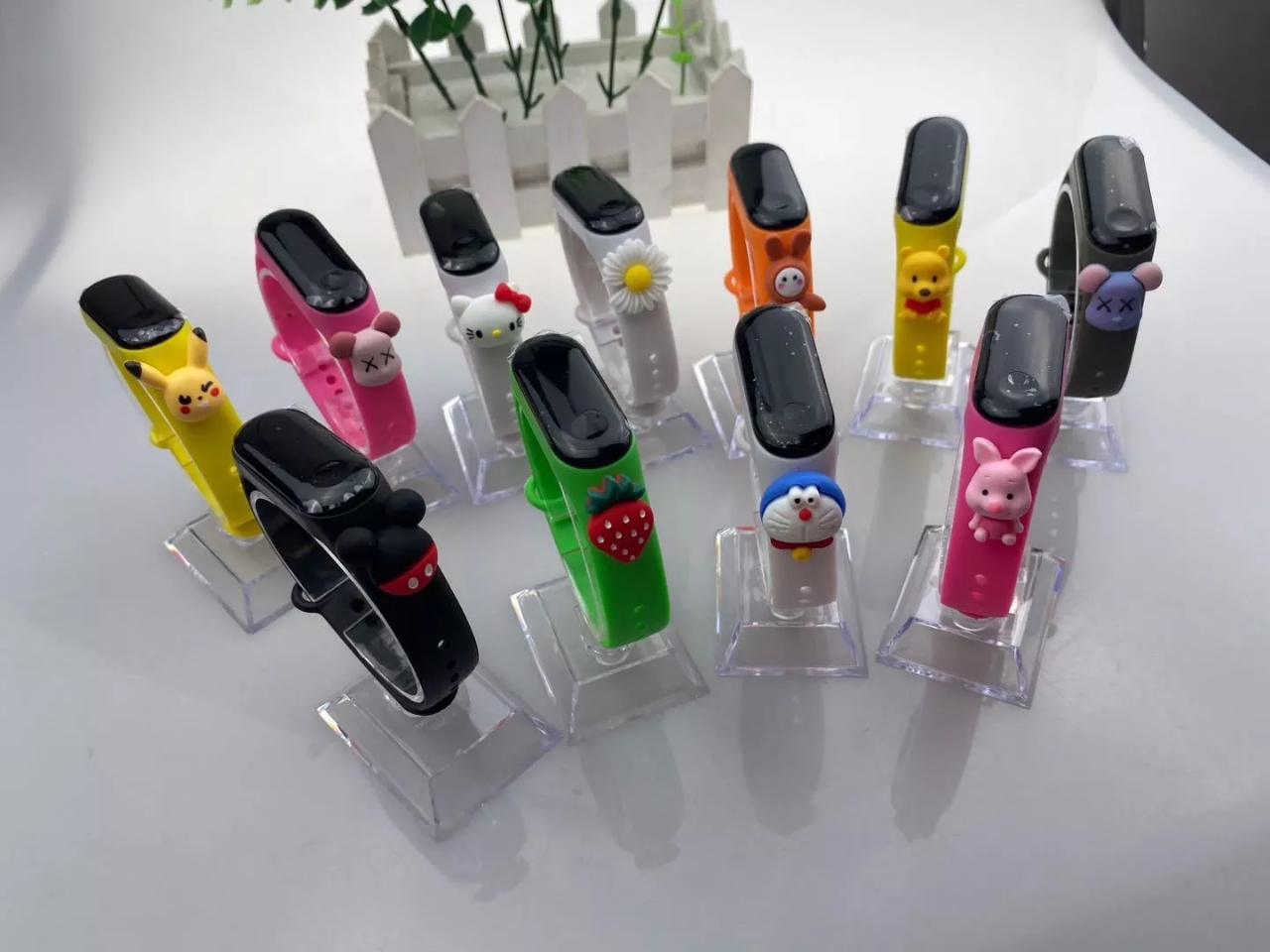A popular led Mi 3 doll watch strap for foreign trade, an electronic watch with a Korean version, creative children's and students' waterproof touch watch strap Application Scenario
