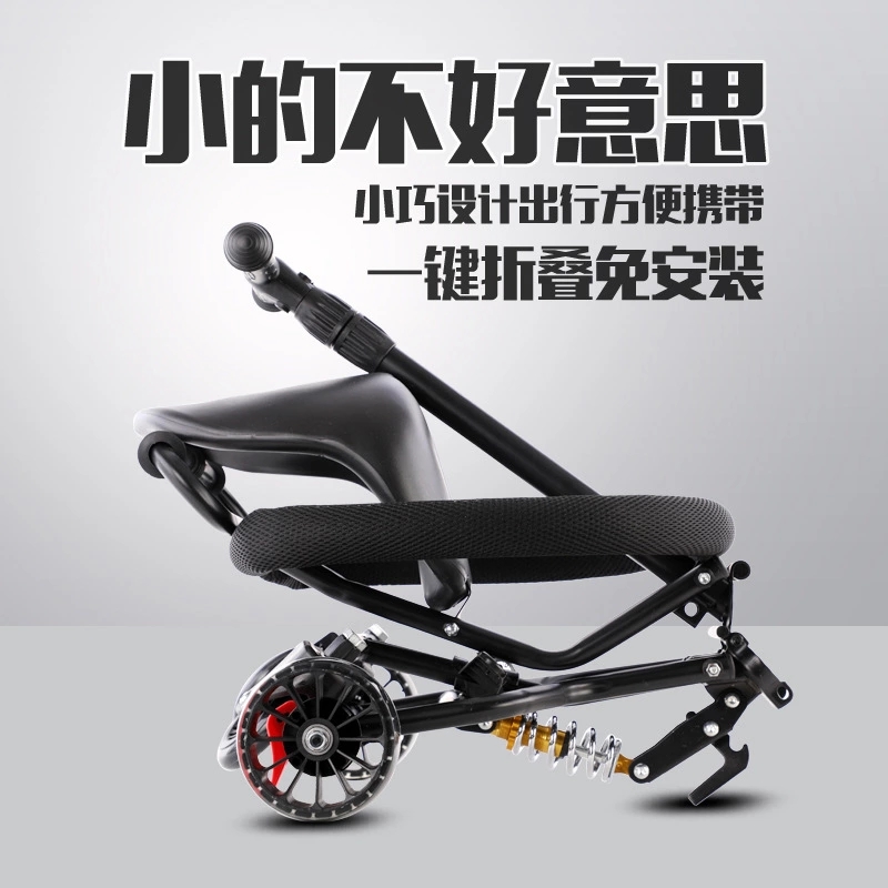 A handy tool for strolling kids, a simple and lightweight folding four-wheel stroller for children aged 2 to 5 with anti-rollover features Application Scenario