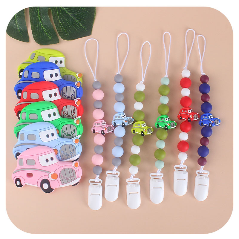 Baby silicone pacifier chain gum