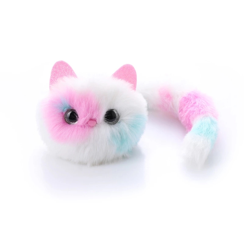 The best-selling electric plush toy for foreign trade, singing recording, intelligent interactive children's gift, Pomsies, surprise cat Rm full figure