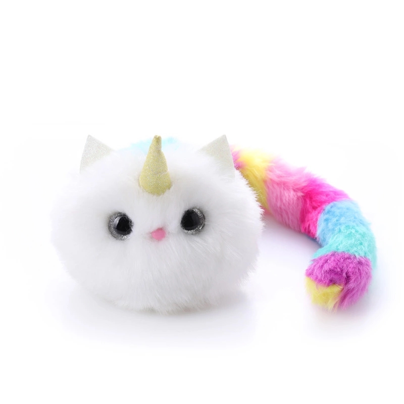 The best-selling electric plush toy for foreign trade, singing recording, intelligent interactive children's gift, Pomsies, surprise cat Rm details Picture