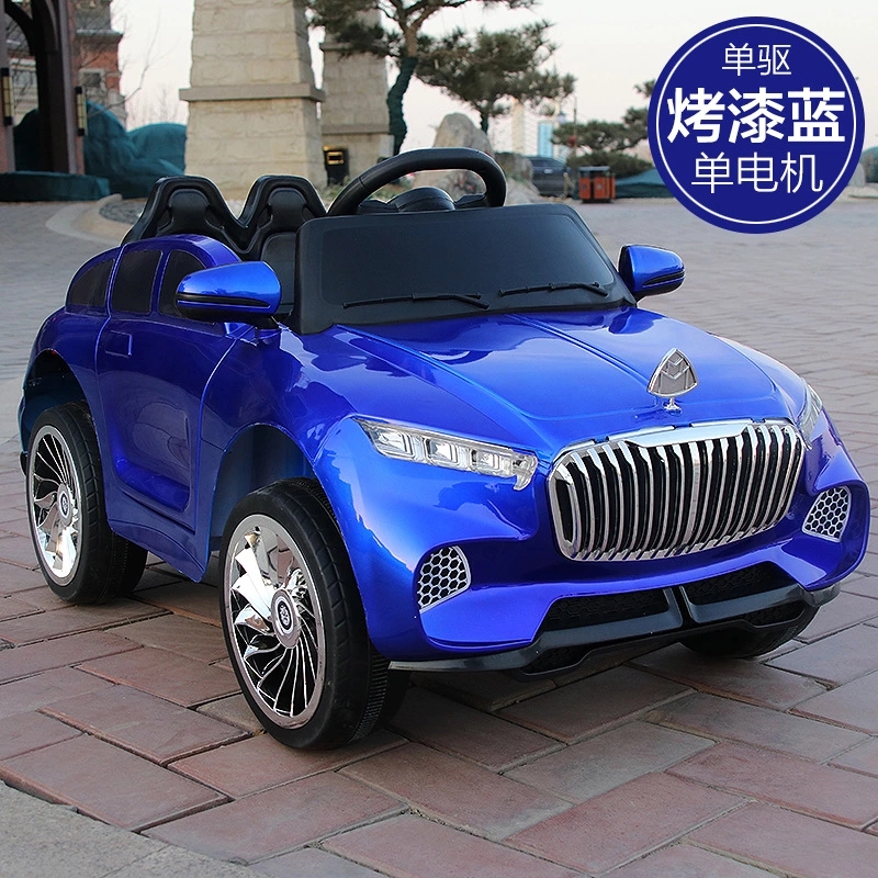 Children's electric car with remote control, four-wheel toy car, suitable for both boys and girls, baby swing, Mercedes-Benz stroller details Picture