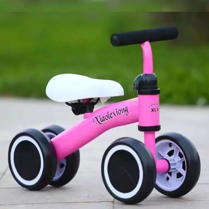 Children's four-wheel balance car without pedals, 1-3 years old children's sliding car, baby and infants' walking assistance toy car Specification drawing