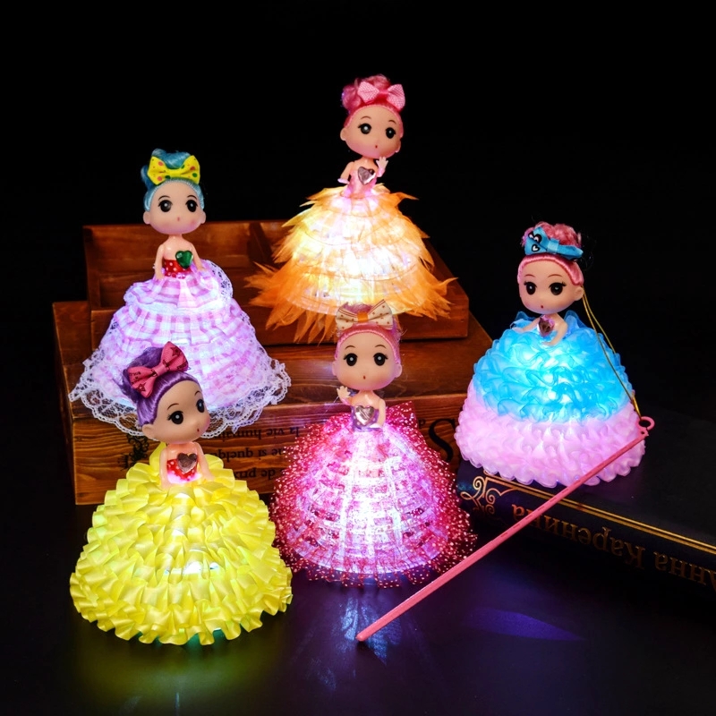 New light-emitting and hazy doll handcrafted premium led princess doll, a best-selling toy wholesale at street stalls and night markets details Picture