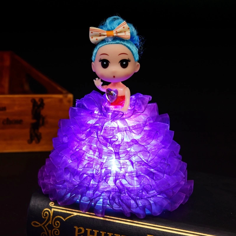 New light-emitting and hazy doll handcrafted premium led princess doll, a best-selling toy wholesale at street stalls and night markets Application Scenario