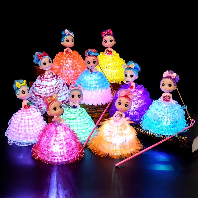 New light-emitting and hazy doll handcrafted premium led princess doll, a best-selling toy wholesale at street stalls and night markets full figure