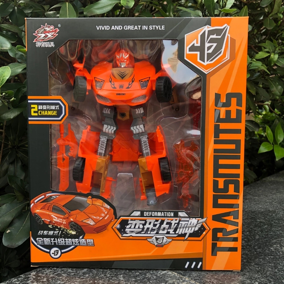 Hand-held gift boxes, transforming robots, children's transforming cars, toys, transforming car people, gifts and promotional items for various institutions, toys Specification drawing