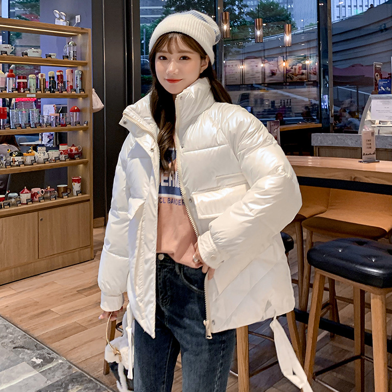 Short cotton-padded jacket for women, 2019 winter new style Korean hooded jacket, small cotton-padded jacket, loose down cotton-padded jacket for women details Picture
