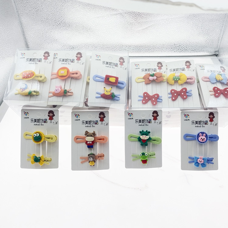 N3111 multiple 1+1 duck clip combinations, bangs clips, new Korean-style hair accessories, 2-yuan store accessories in Yiwu Item Picture