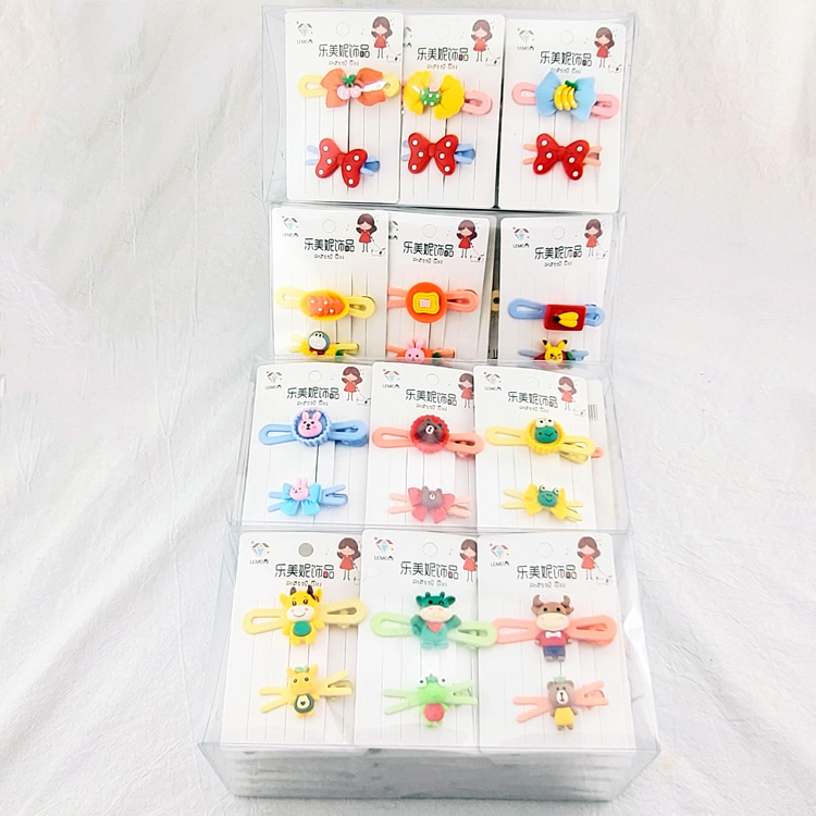 N3111 multiple 1+1 duck clip combinations, bangs clips, new Korean-style hair accessories, 2-yuan store accessories in Yiwu details Picture