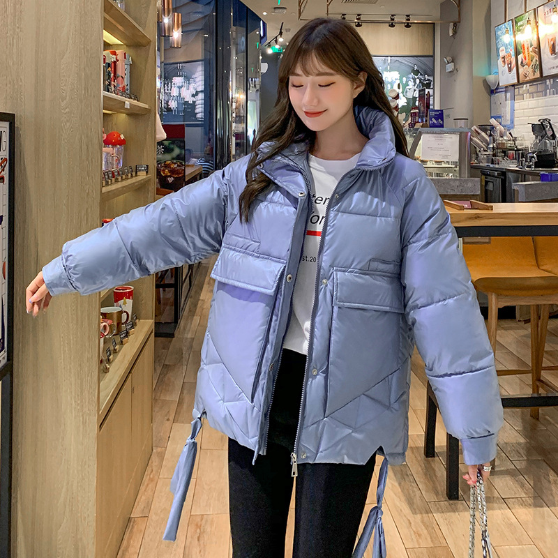 Short cotton-padded jacket for women, 2019 winter new style Korean hooded jacket, small cotton-padded jacket, loose down cotton-padded jacket for women Specification image