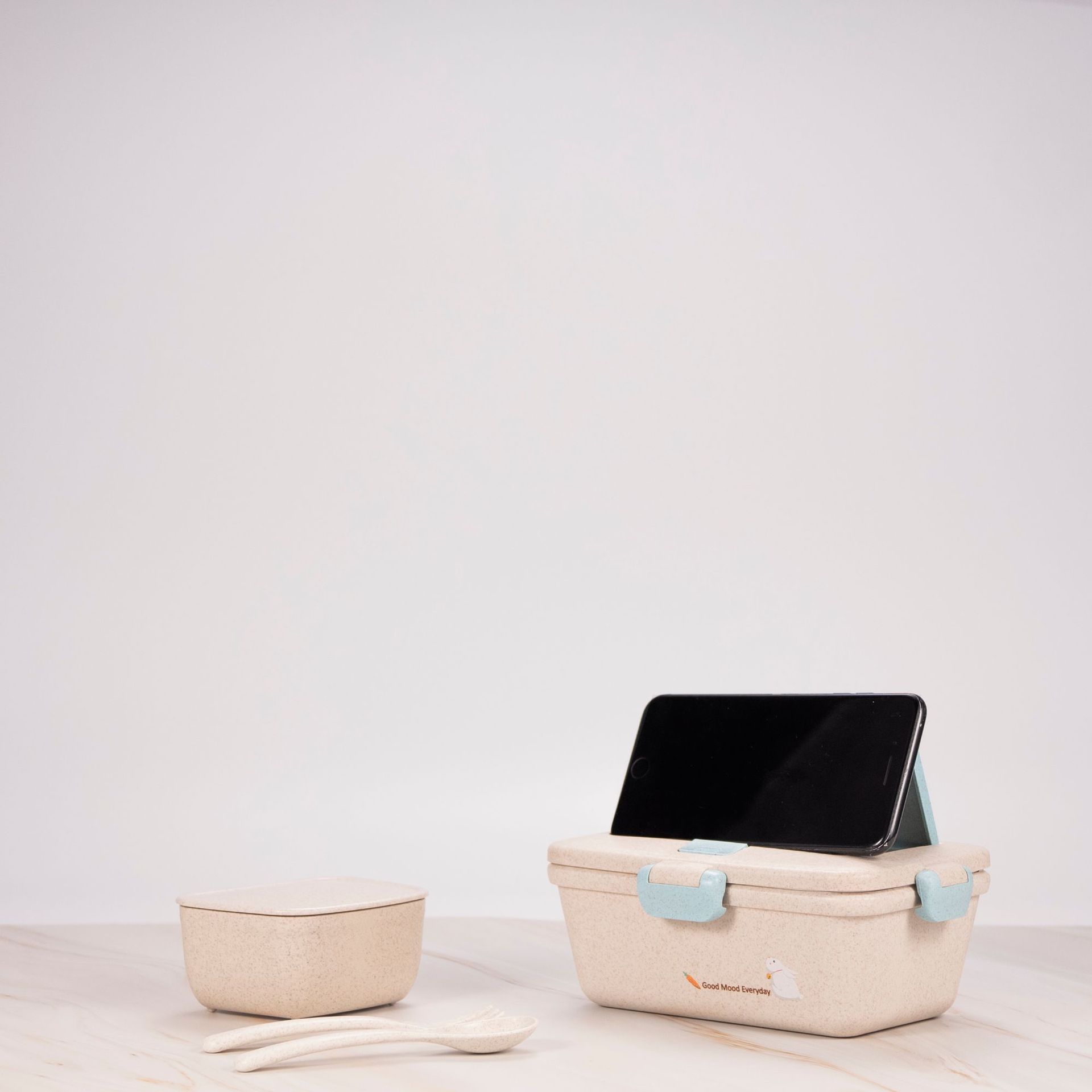 Mutual distribution of wheat straw preservation lunch boxes with tableware, microwave heating, student and office worker lunch boxes and bento boxes Specification image