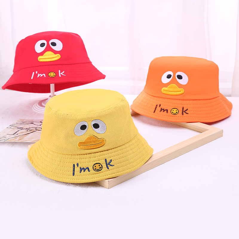Korean version of children fisherman hat basin hat sun hat cap cap outdoor sun hat thumbnail