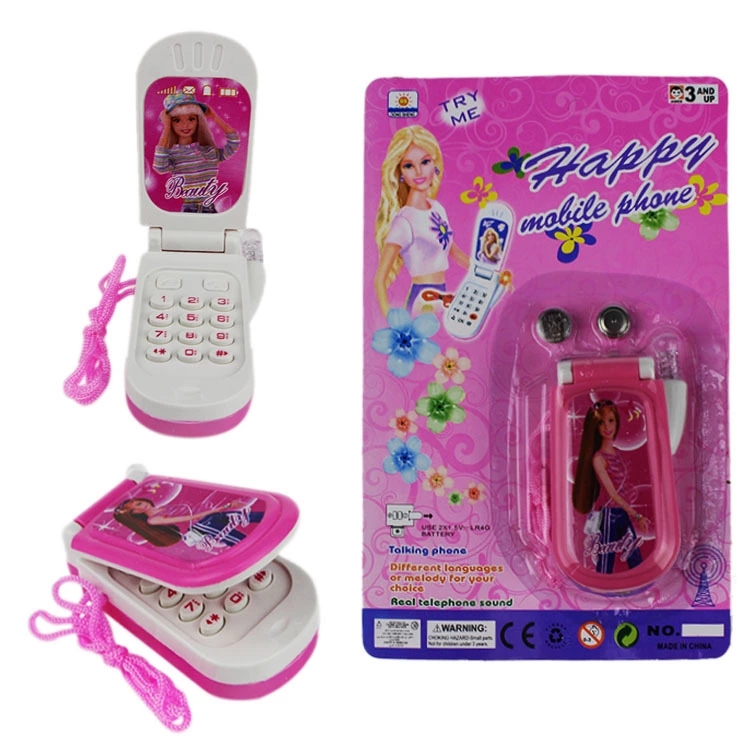 Wholesale of children's educational toys, toy mobile phones, music sound mobile phones, paper cards, beautiful women's mobile phones, factory direct sales full figure