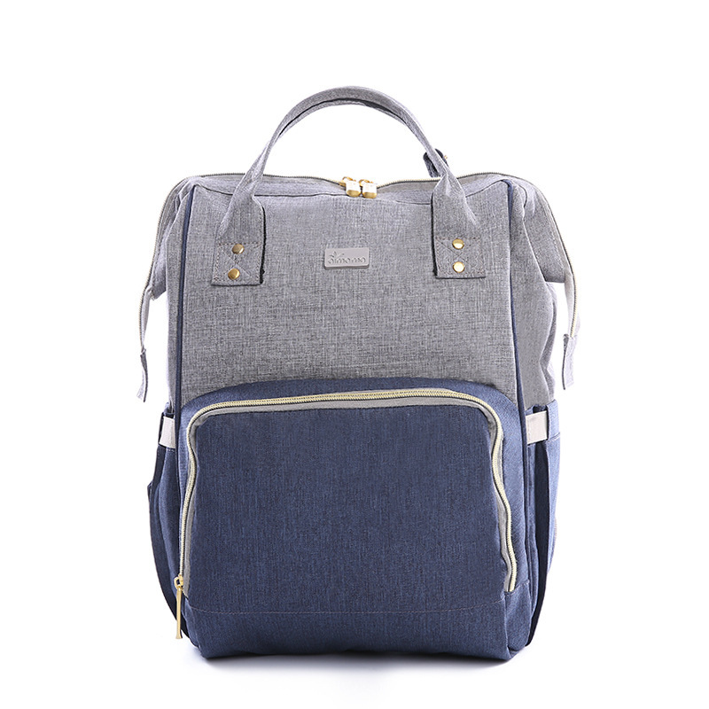 Mommy bag moda versión coreana hot mom mochila madre y bebé bolsa de gran capacidad multifuncional bao ma salir mochila de viaje Specification image