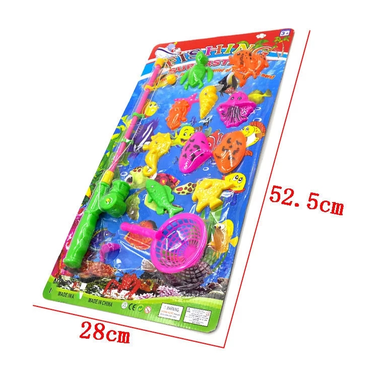 Factory direct sales of summer fishing toys, magnetic fishing plates, role-playing toys, and popular fishing toys at street stalls Item Picture