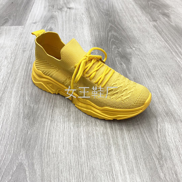 女鞋春秋季新款女鞋飞织单网面透气一脚蹬休闲运动女鞋women shoe