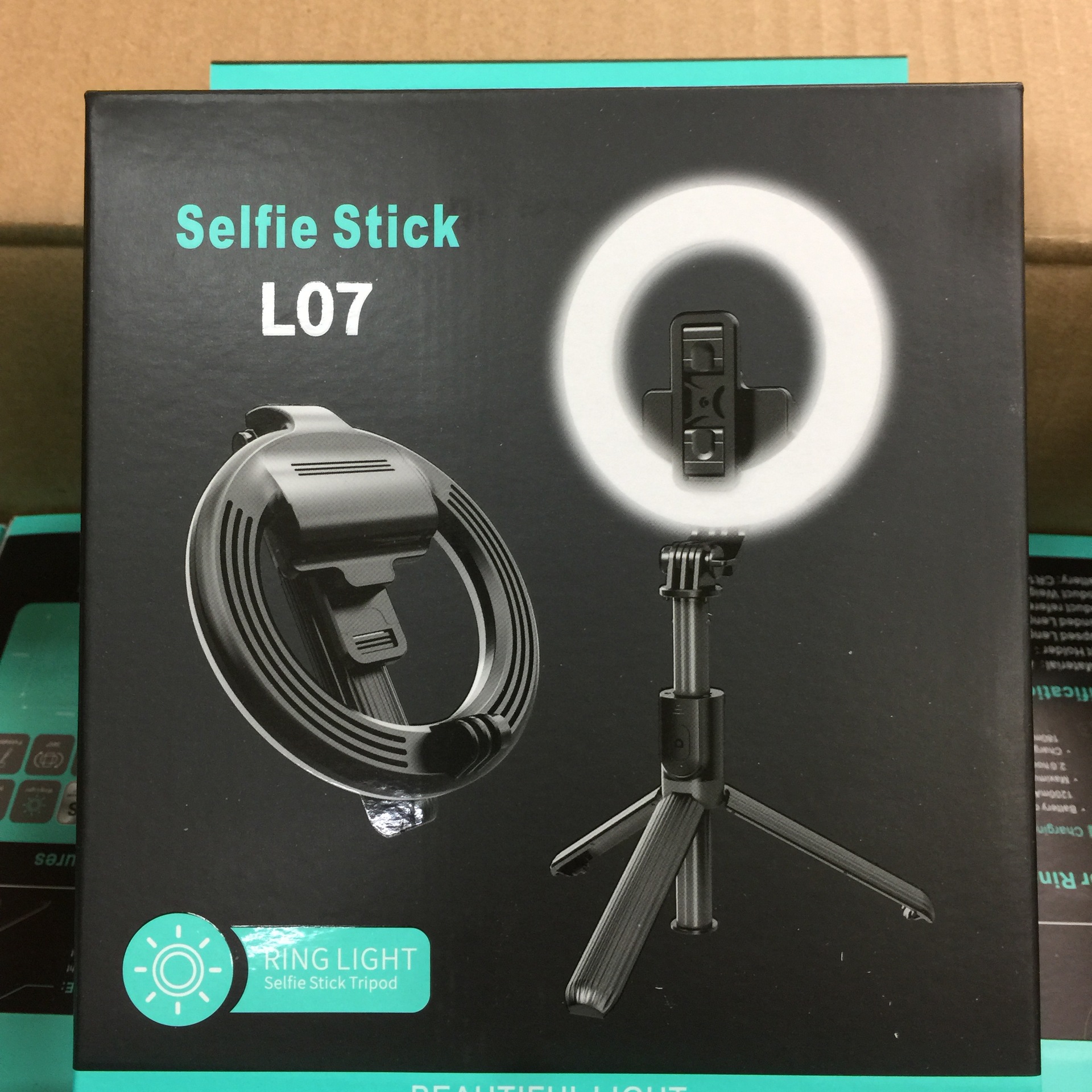 L07 Live beauty lighting tripod integrated selfie stick mobile phone 5 inch anchor video lighting photo thumbnail