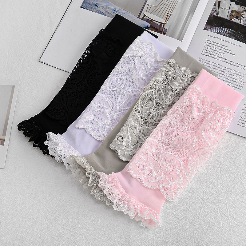 Summer promotion: Ice silk lace ice sleeves, sun protection sleeves, UV protection for women driving out in summer wholesale Application Scenario