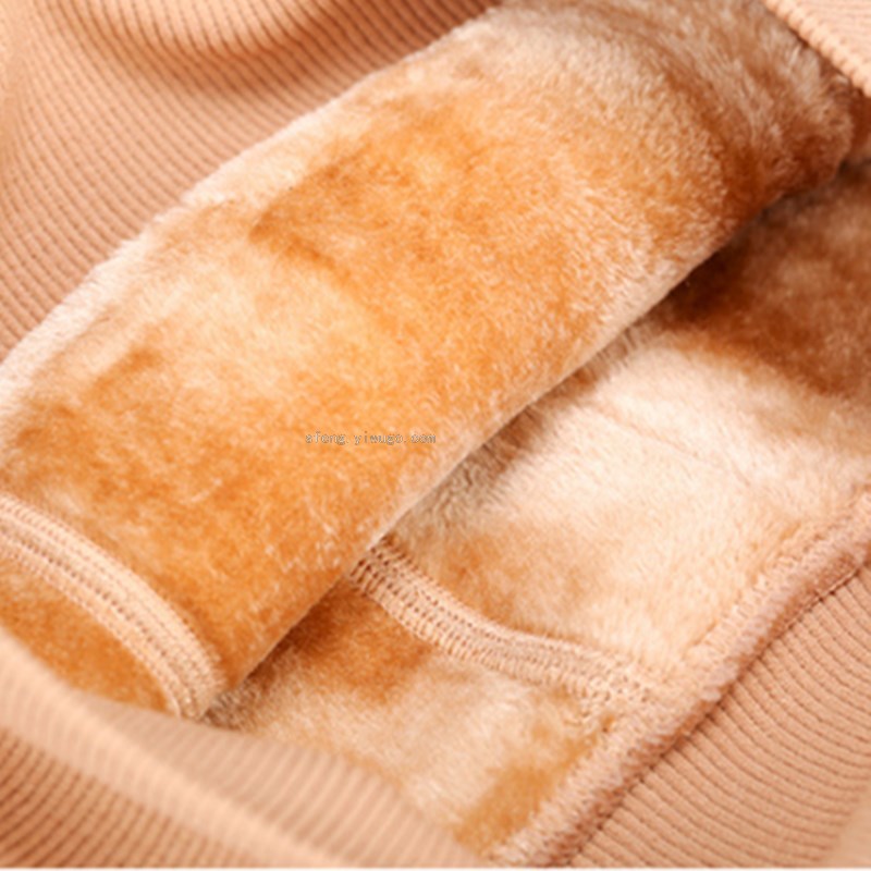 One-piece delivery service for socks from the street stall: Sister Yan's flesh-colored thickened fleece base socks for women, large-sized seamless one-piece pants for autumn and winter with socks, high-waisted thermal pants for slimming Item Picture