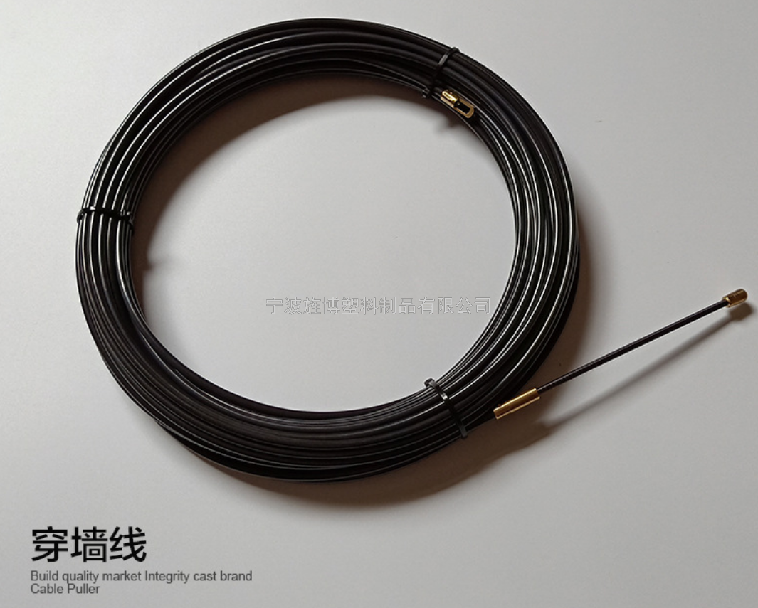 供应尼龙穿墙线 黑白塑料穿墙线 引线器 cable puller 大量现货 3.0mm详情图3