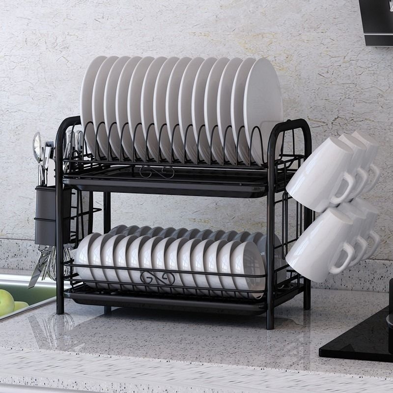 Kitchen storage rack, utensils for drying and washing, draining, bowl rack, bowl cabinet, bowls, plates, chopsticks, knives, storage box, cutlery rack Item Picture