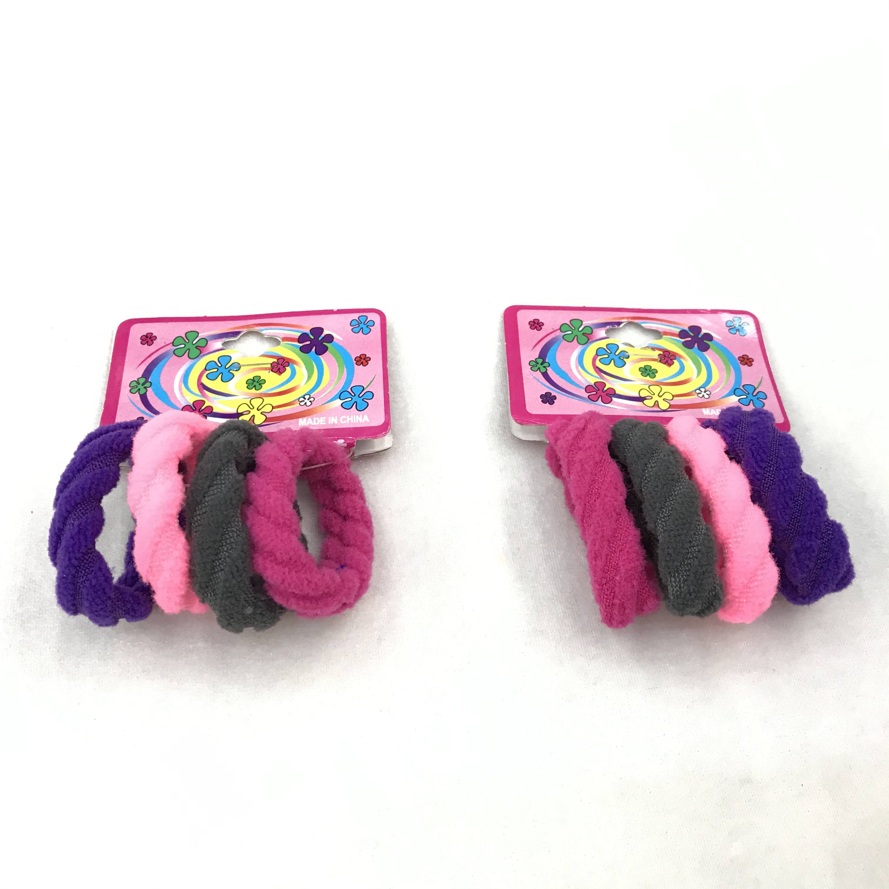 Nylon thread pigtail elastic headband
