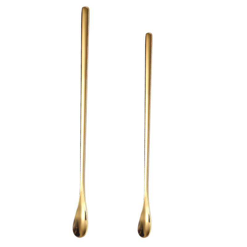 New 304 stainless steel ice ladle, 23cm stirring ladle, long-handled honey ladle, mixing bar ladle available for customization. Factory wholesale Item Picture
