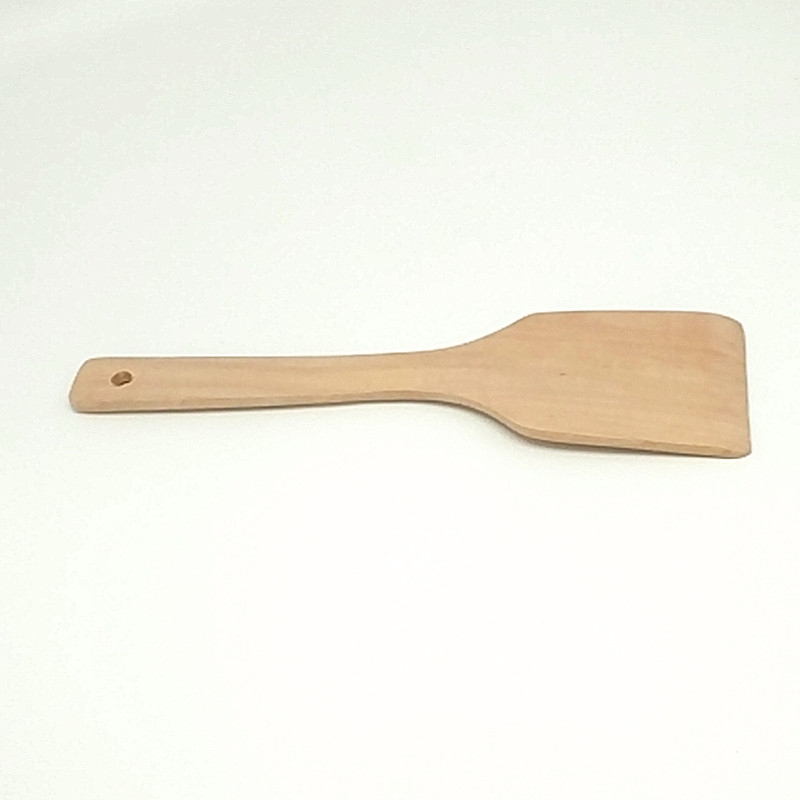 Sunshine Department Store bagged 2 non-stick wooden inclined spatulas, special rice spatulas for stir-frying, long-handled wooden spatulas and pot spatulas Item Picture