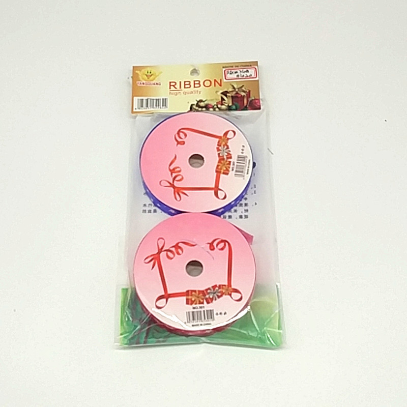 阳光百货  1.8cm*10cm印五星图案气球彩带 蛋糕礼盒装饰