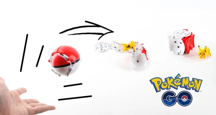 Pokemom Go Pokemon Touch Flip Explosive Poke Ball prank toy, direct sales from Pokemon Factory Application Scenario