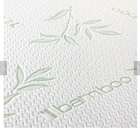 Three-fold mattress, memory foam high resilience sponge mattress, detachable bamboo fiber cover, anti-slip bottom mattress Specification drawing