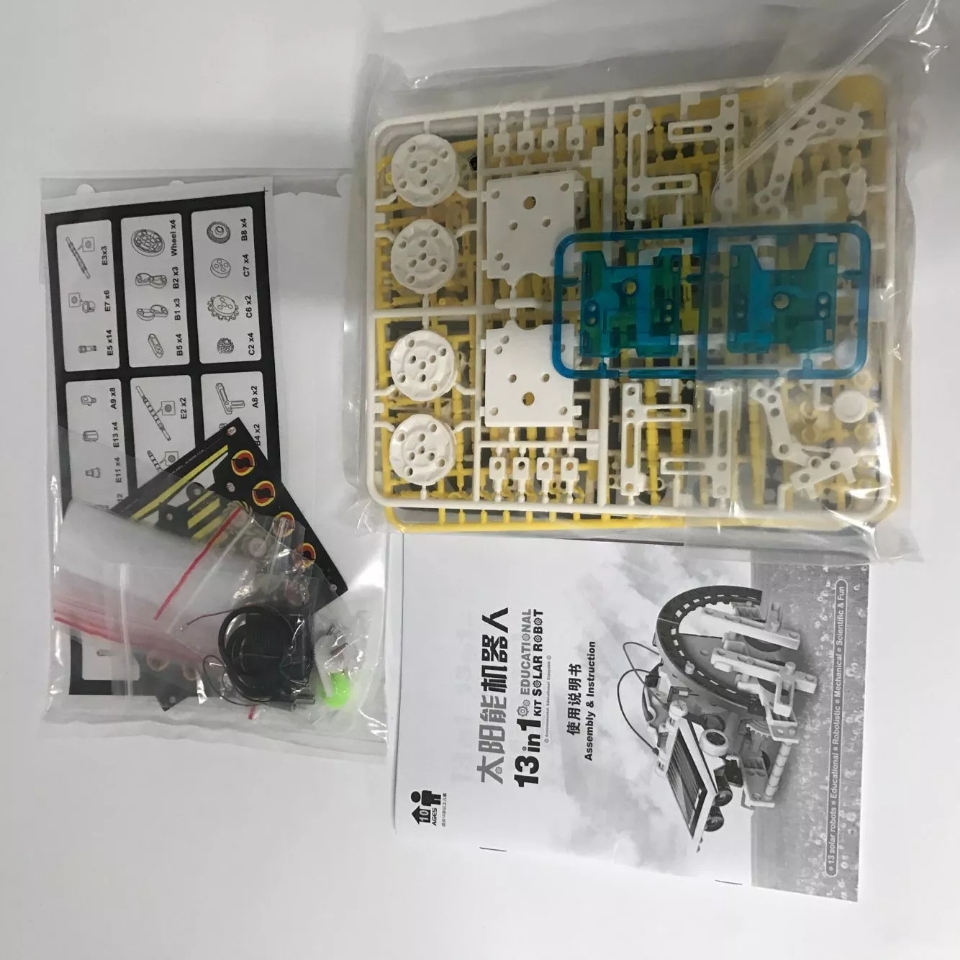 Creative toy recommendations: 13-in-1 solar toy, 13-in-1 assembly toy, and educational toy wholesale are selling well Item Picture
