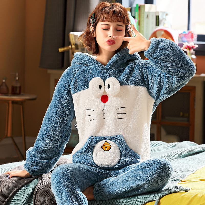 情侣家居服实物图