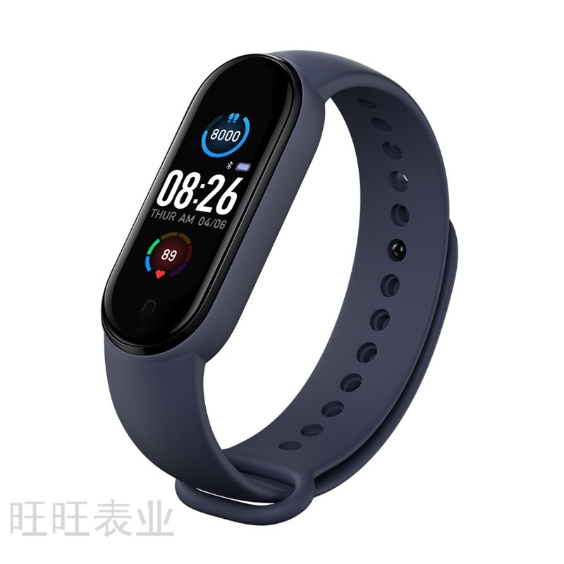 高配M5智能手环 彩屏磁吸充电防水十三国语言厂家直销smart watch