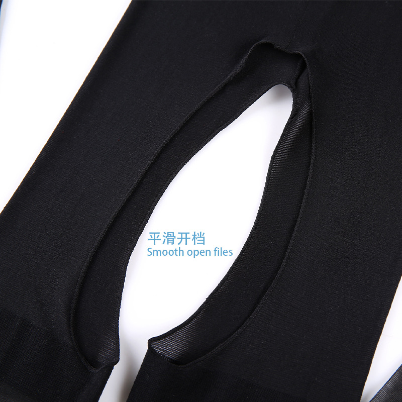 One-piece consignment service for socks at the street stall: Sister Yan's sexy lingerie, 10D thin double-sided open pantyhose, seductive silk socks, anti-snagging women's socks Application Scenario