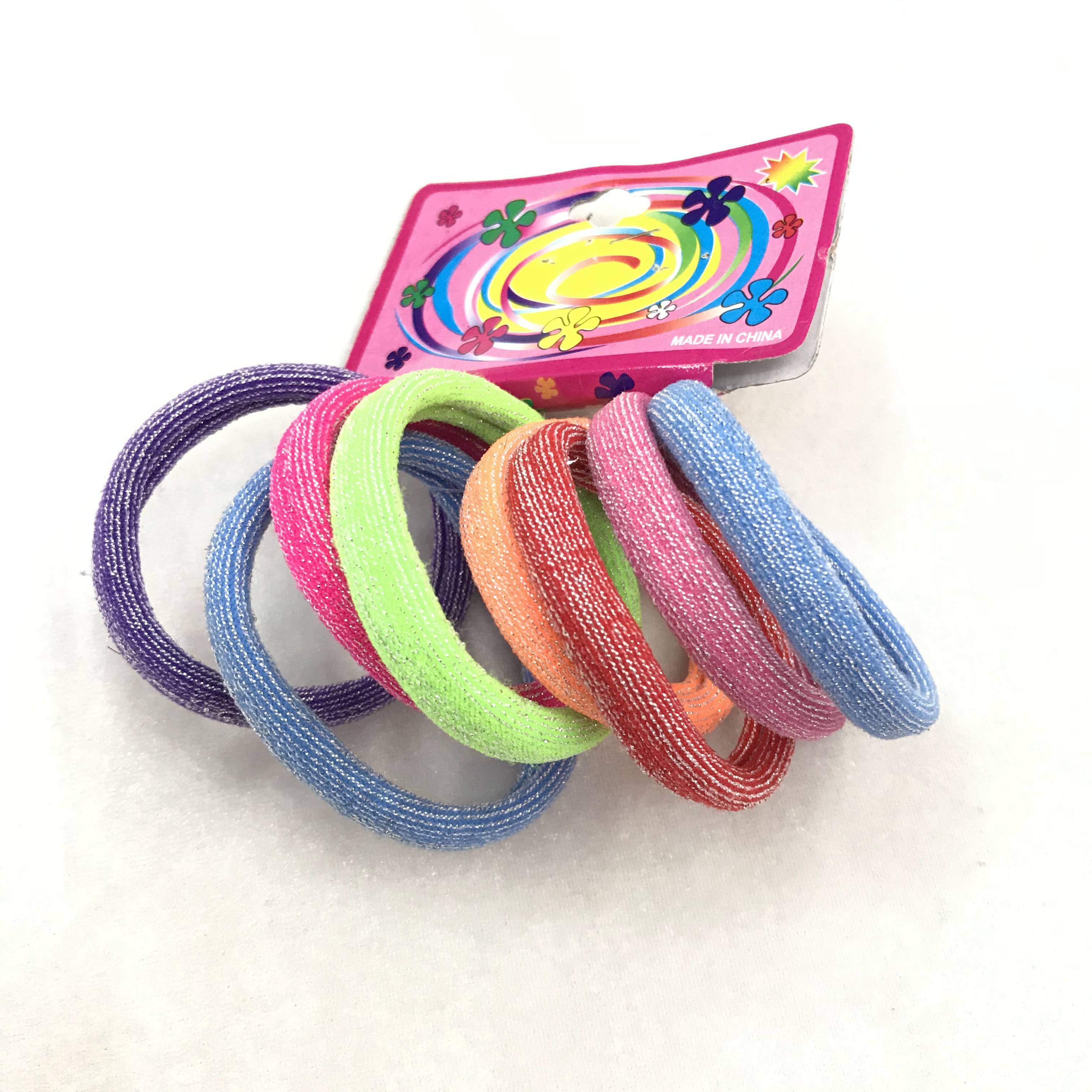 Nylon silk rubber band manufacturers direct high elastic head circle towel circle thumbnail