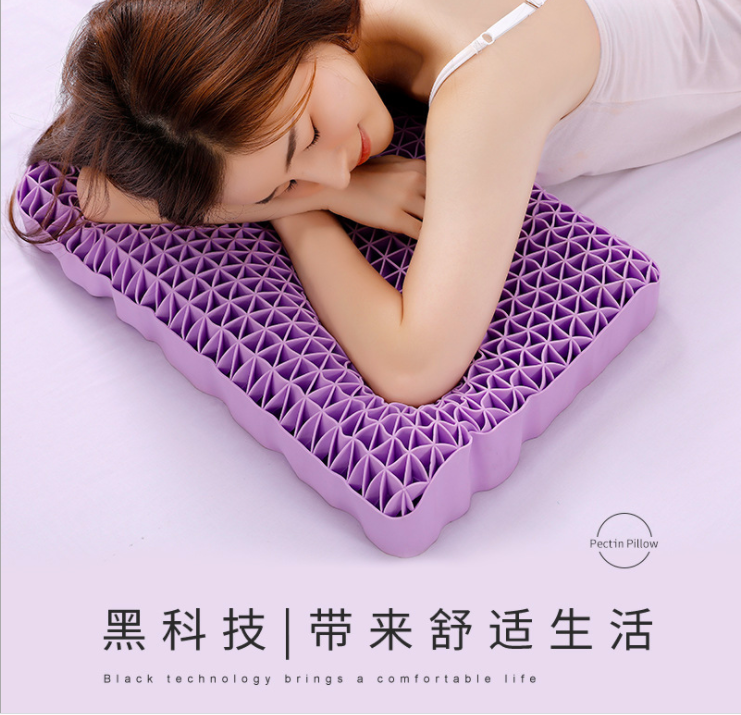 The non-pressure TPE pectin adult cervical spine protection pillow is skin-friendly, breathable, cool and washable Specification image