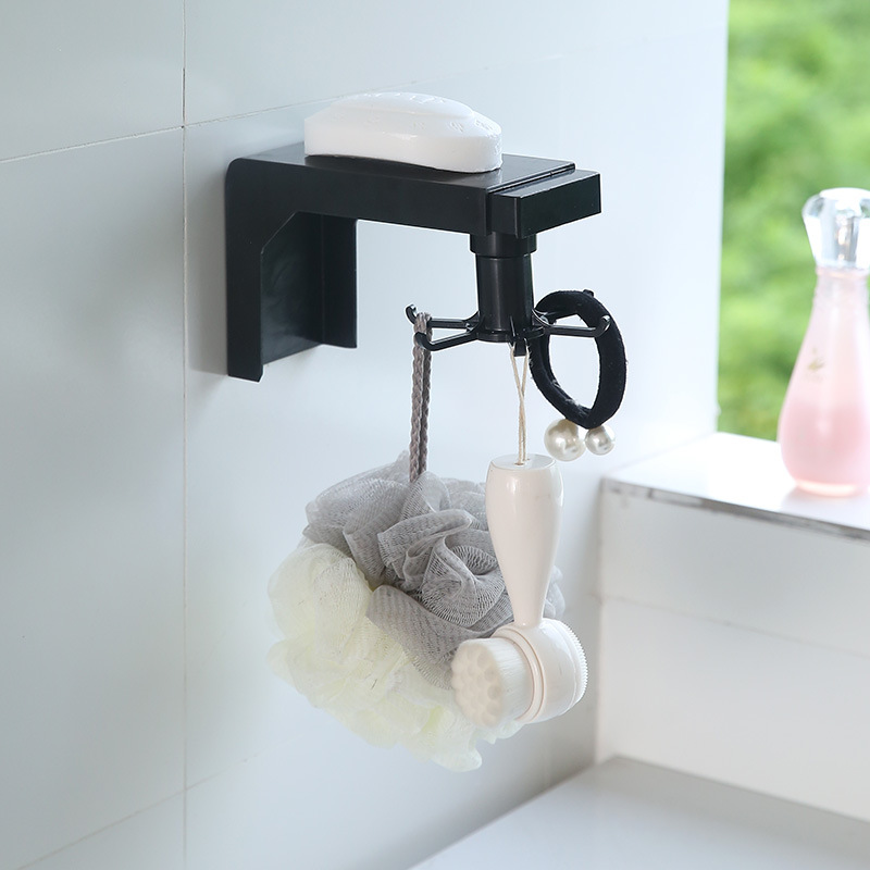Extendable and rotatable hook, no need for drilling, kitchen wall rack, spatula, spoon, kitchenware storage and hanging rack Specification image